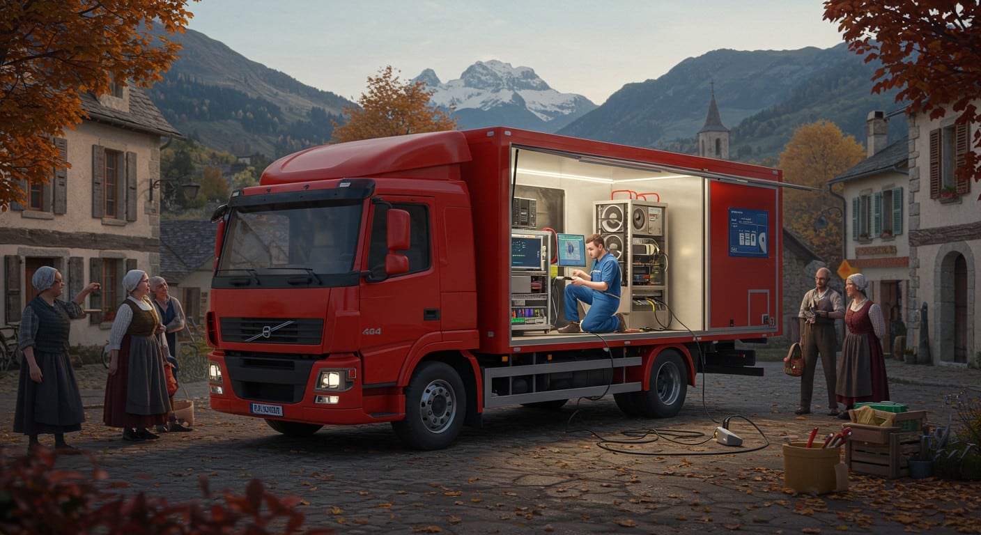 Un camion d’informatique mobile aide les ruraux d’Auvergne à réparer leurs appareils et à rester connectés. Découvrez cette initiative unique !
