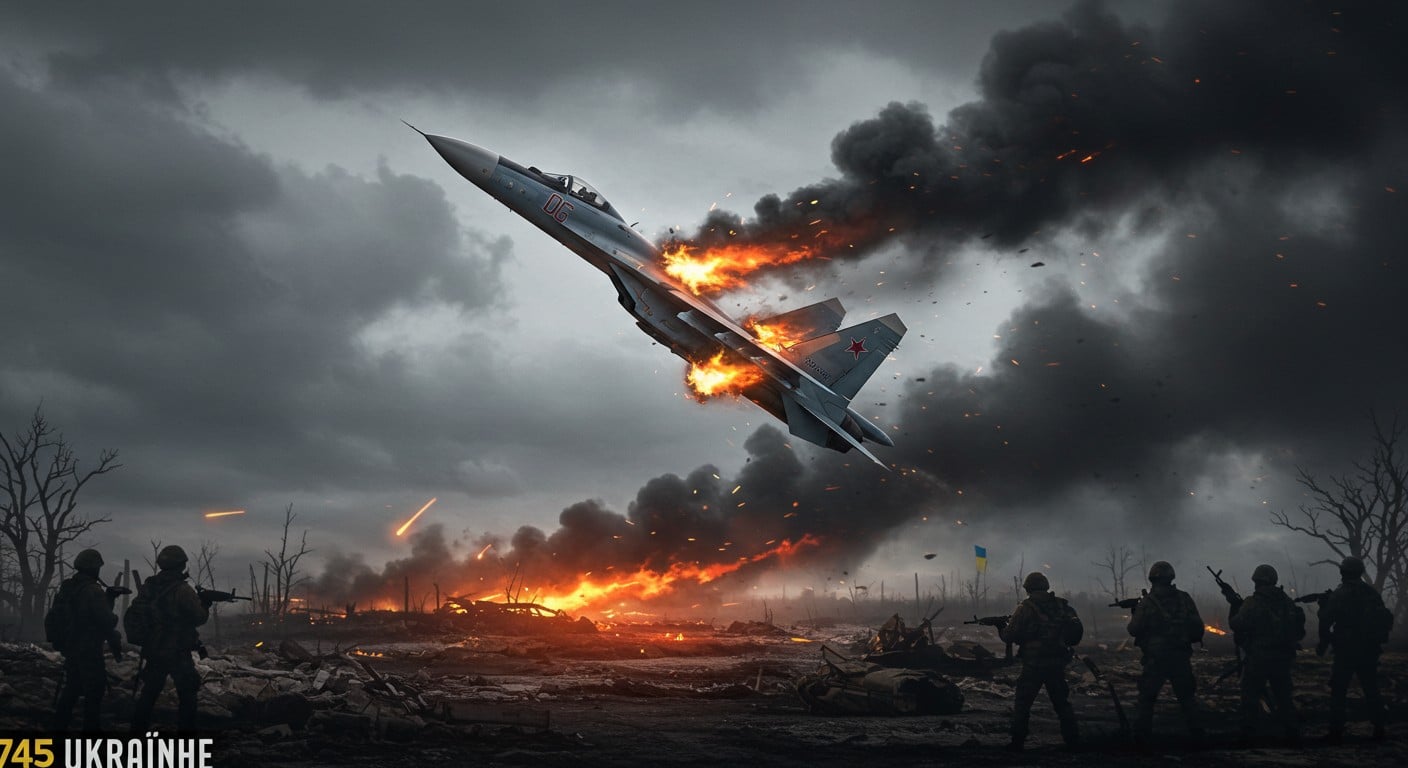 Un chasseur Su-34 russe, valant 31M€, abattu par l’Ukraine à Zaporijia. Découvrez les détails de cet événement clé dans le conflit.