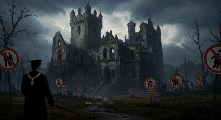 Un Château en Ruines : Drame Évité par un Maire Vigilant