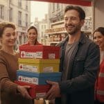Un Commerçant Offre 600 Paires de Chaussures à la Croix-Rouge