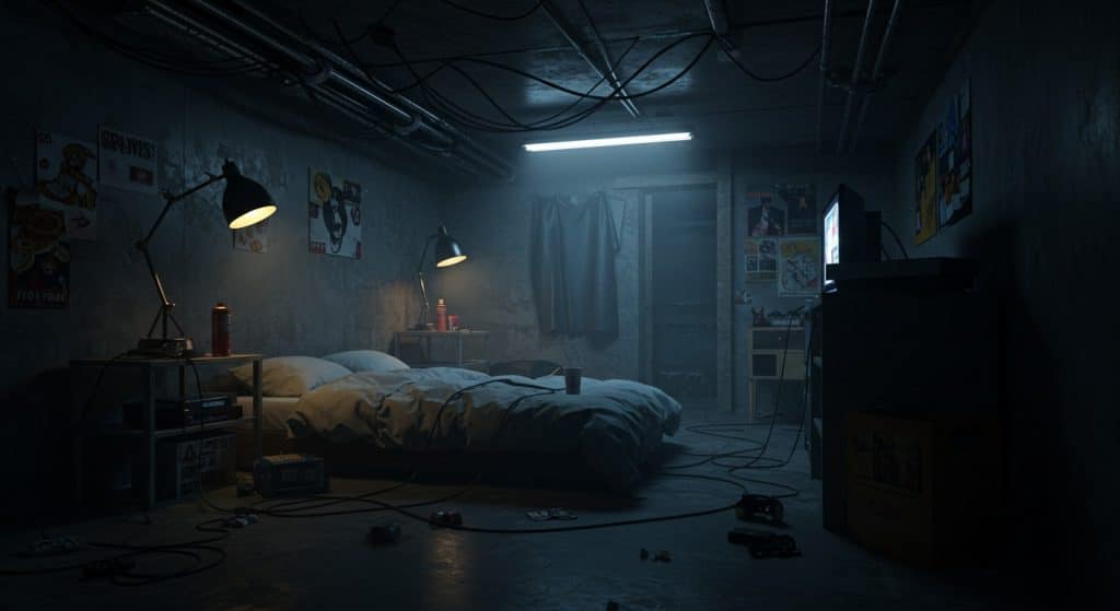 Un Homme Vit Secrètement dans un Vide Sanitaire Aménagé