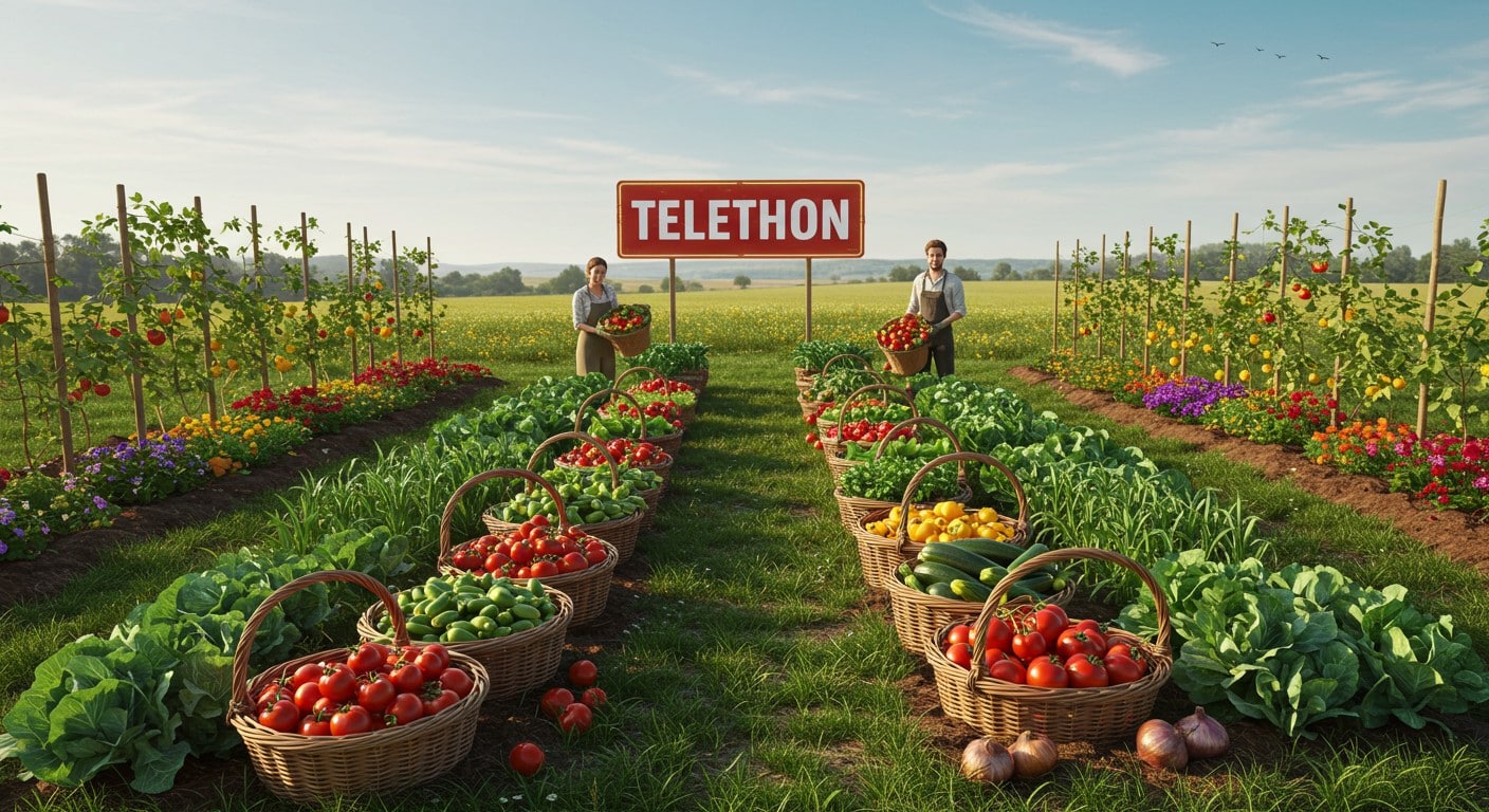 Découvrez comment un potager à Vailly soutient le Téléthon avec des légumes bio. Une initiative solidaire pour aider les enfants malades.