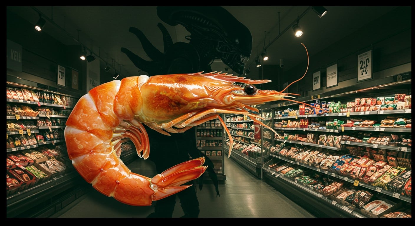 Un sénateur américain brandit une image d’Alien pour dénoncer des crevettes radioactives vendues aux USA. Découvrez ce scandale alimentaire et ses implications.