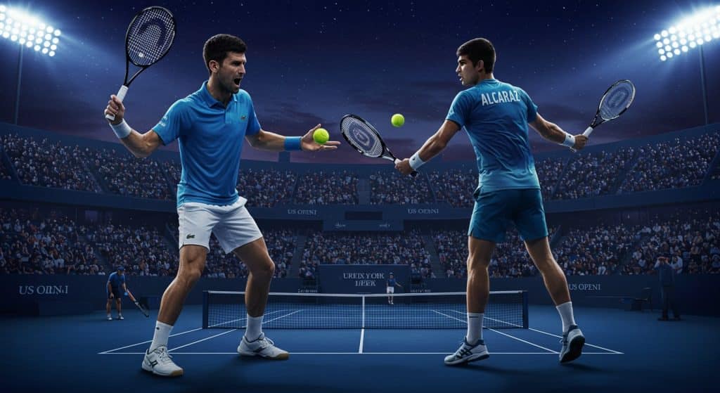 US Open 2025 : Djokovic-Alcaraz, Duel de Titans en Demi-Finale
