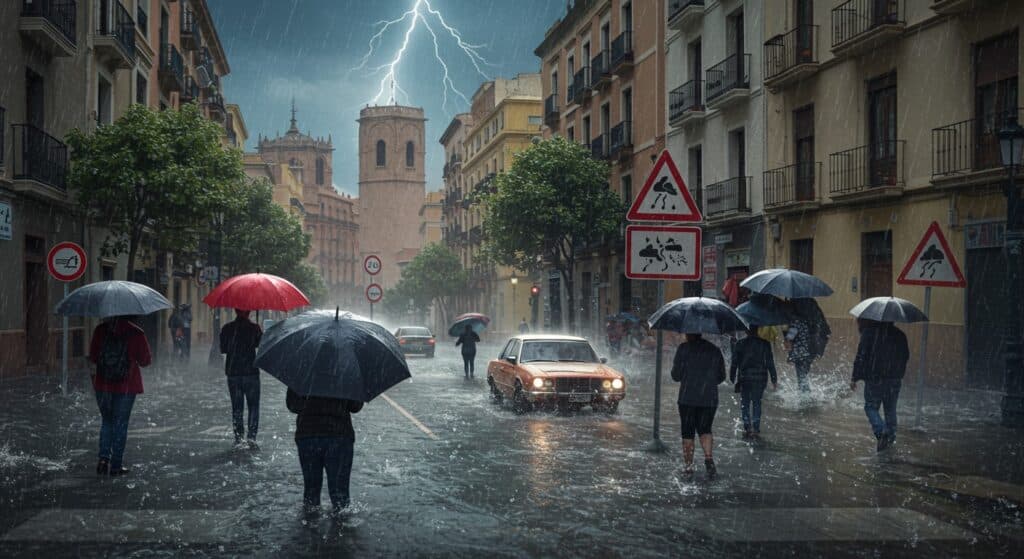 Valence en Alerte Rouge : Pluies et Crues Menacent l’Espagne
