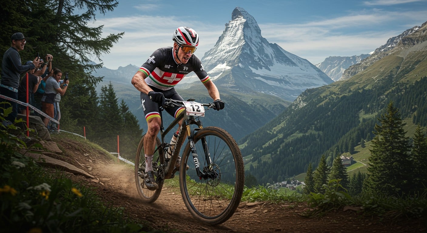 Victor Koretzky conserve son titre mondial en VTT cross-country short track 2025, devançant Blevins et Azzaro. Découvrez son exploit !