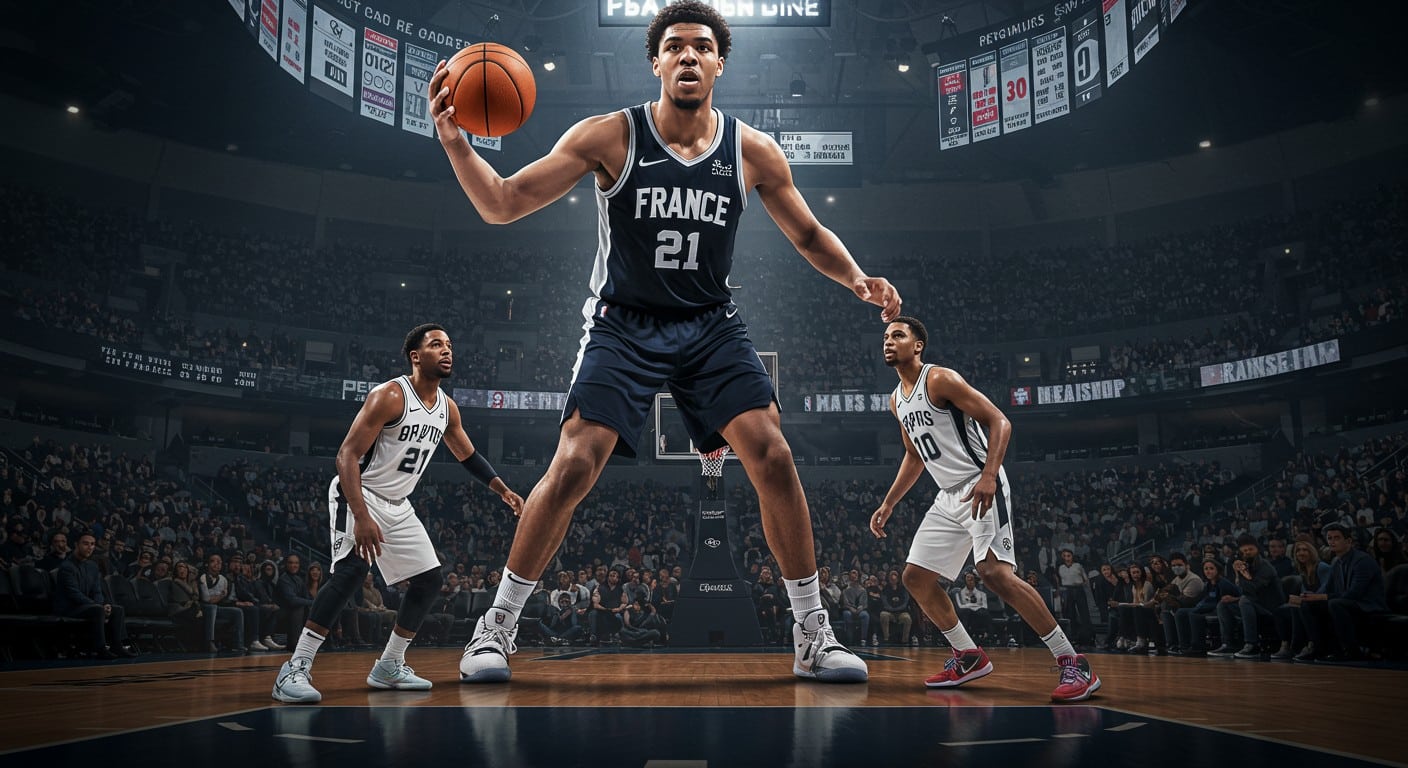 Victor Wembanyama, géant français, revient en NBA à 2,25 m. Prêt pour 2025, a-t-il encore grandi ? Découvrez son retour et ses ambitions !