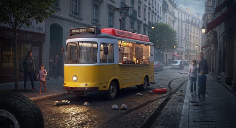 Vol d’un Food Truck Unique en Île-de-France : Une Famille Dévastée