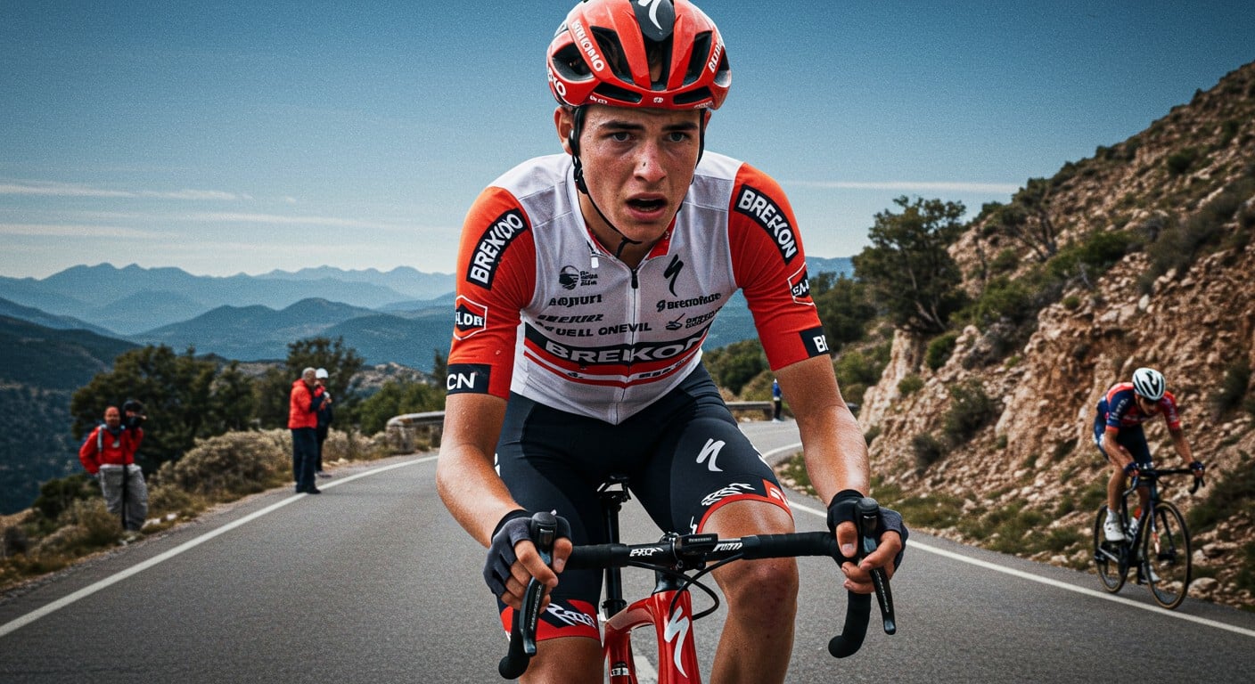 Brieuc Rolland, espoir du cyclisme, émeut la Vuelta 2025 avec sa 3e place et ses larmes. Découvrez son parcours et les défis du Tour d’Espagne.
