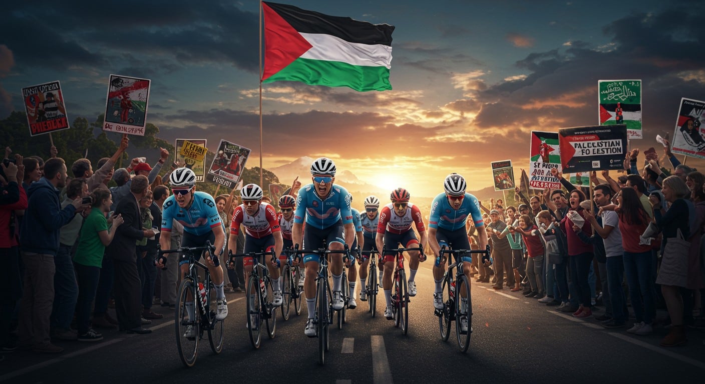 La Vuelta 2025 secouée par des manifestations et une proposition de sanctions contre Israël. Découvrez les enjeux et impacts sur le cyclisme mondial.