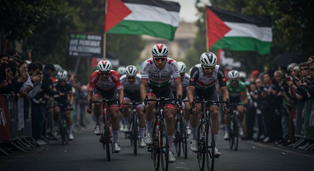 Vuelta 2025 : Tensions et Soutien pour Israel Premier Tech