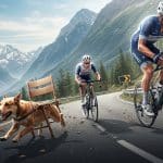 Vuelta 2025 : Un Chien Perturbe la Course, Risques Évités