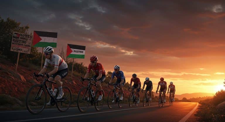 Vuelta : Polémique autour de l’Équipe Cycliste Israélienne