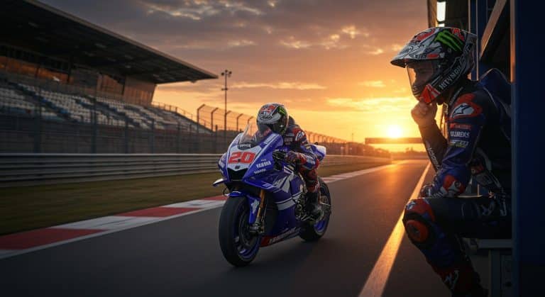 Yamaha Prototype V4 : Quartararo Surveille Misano de Près