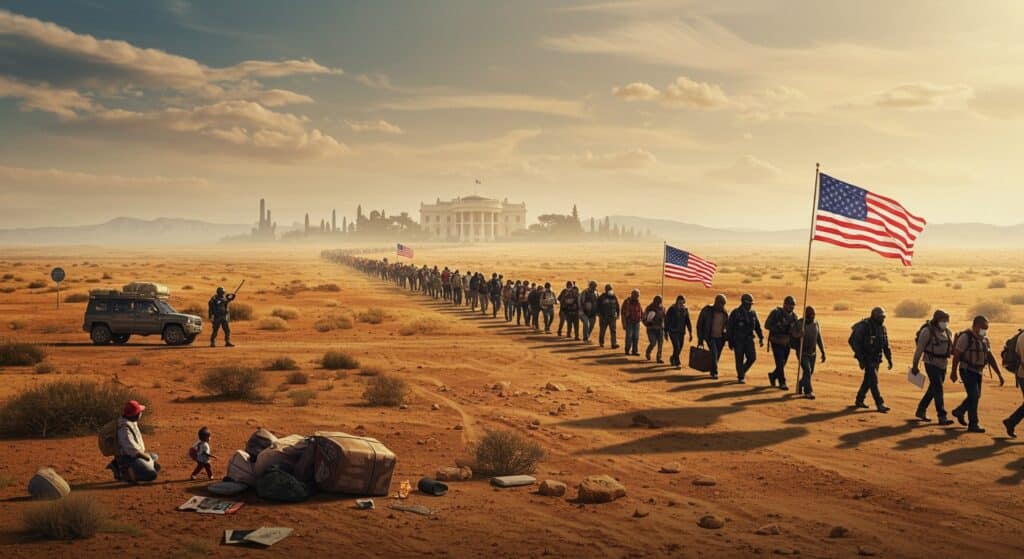 2 Millions d’Immigrés Illégaux Quitteraient les USA en 8 Mois