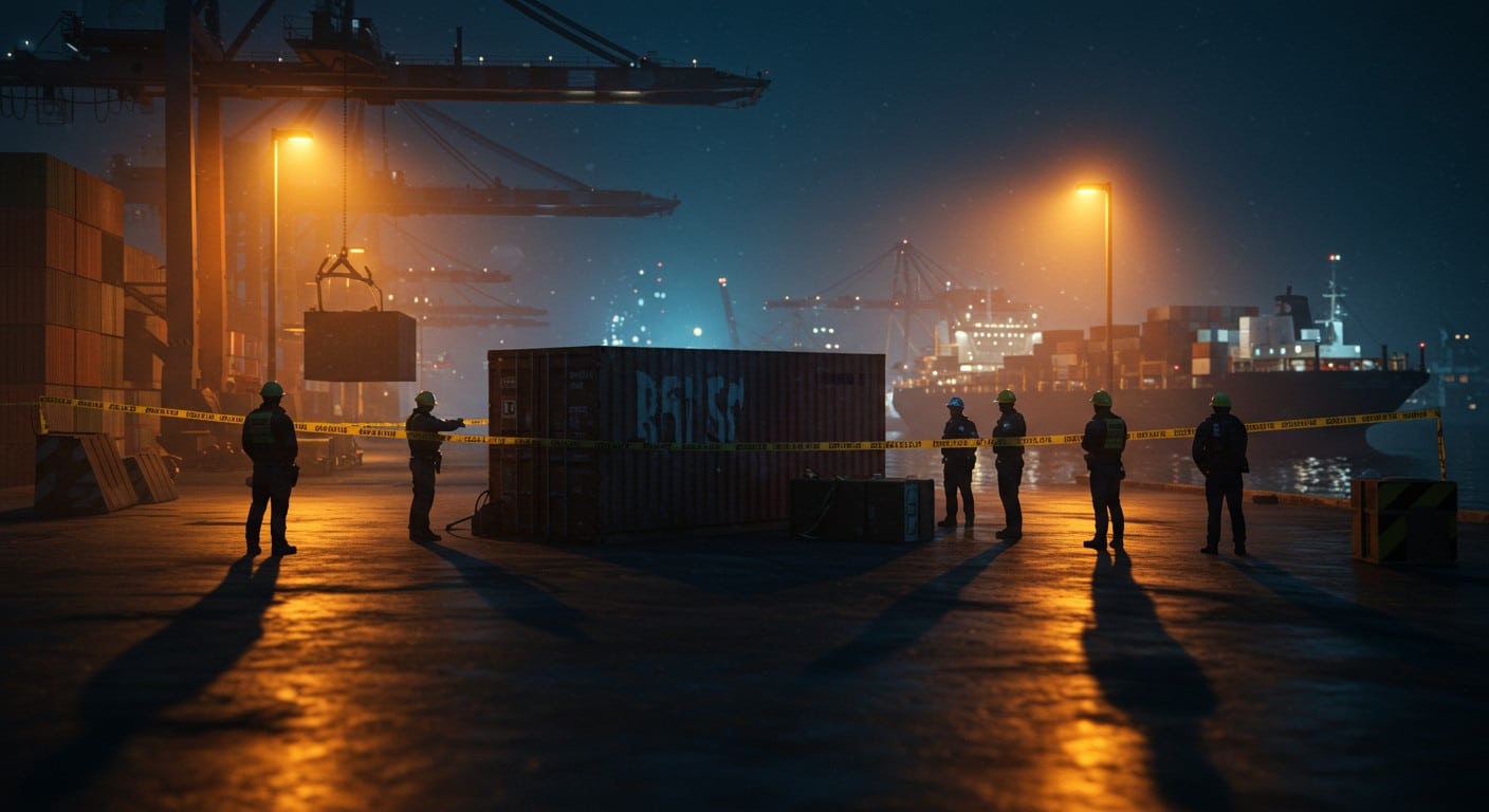 Saisie record de 2 tonnes de cocaïne au Havre : 6 suspects arrêtés, enquête en cours. Découvrez les détails d’un trafic maritime d’ampleur.