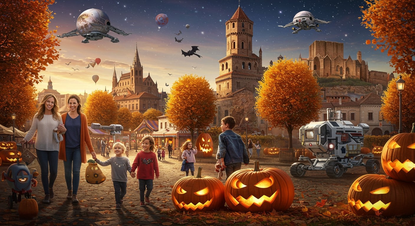 Découvrez 4 idées fun pour occuper vos enfants à Toulouse pendant les vacances de la Toussaint : Halloween, châteaux, espace et plus !