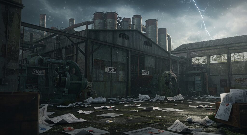 6 800 Faillites en France : Une Rentrée Record Depuis 2009