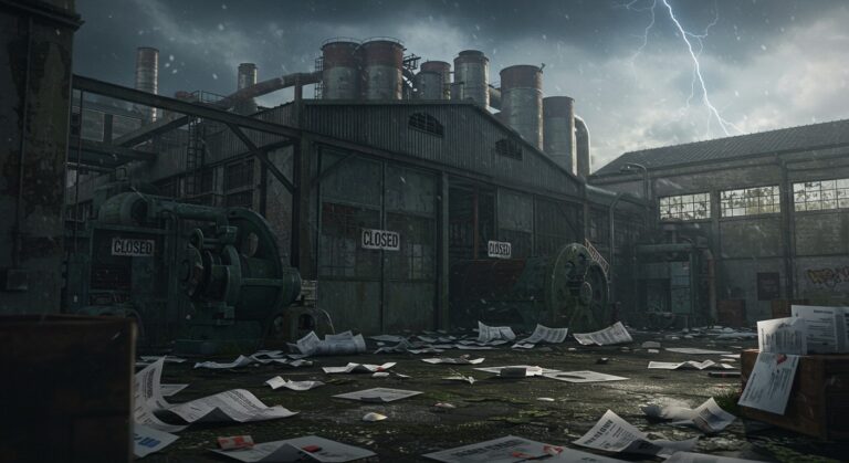 6 800 Faillites en France : Une Rentrée Record Depuis 2009