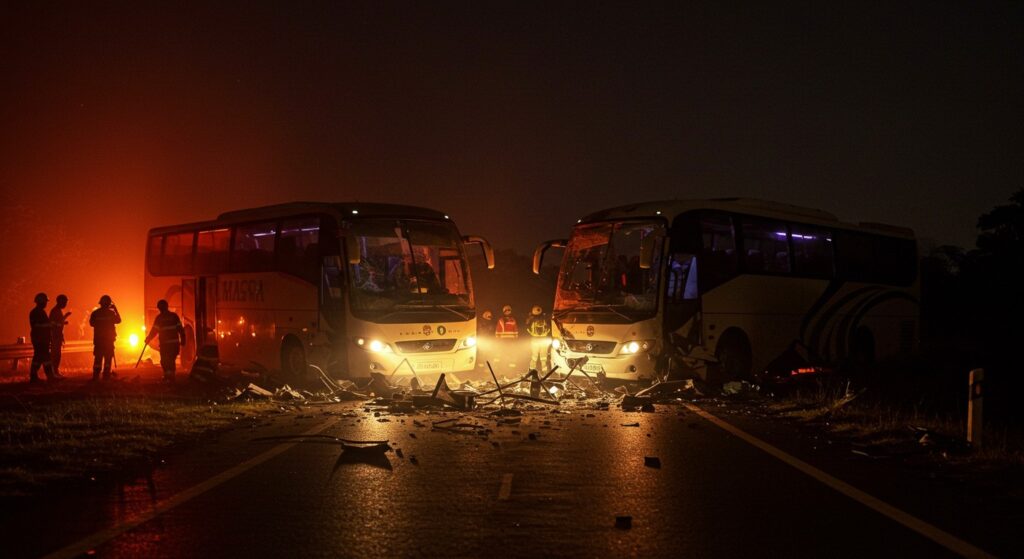 Accident Autocars Ouganda: 46 Morts en Collision