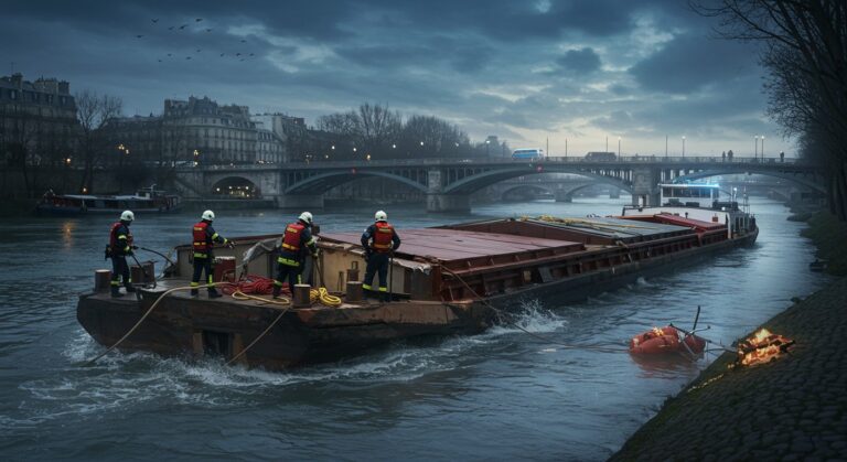 Accident de Péniche en Essonne : La Seine en Alerte