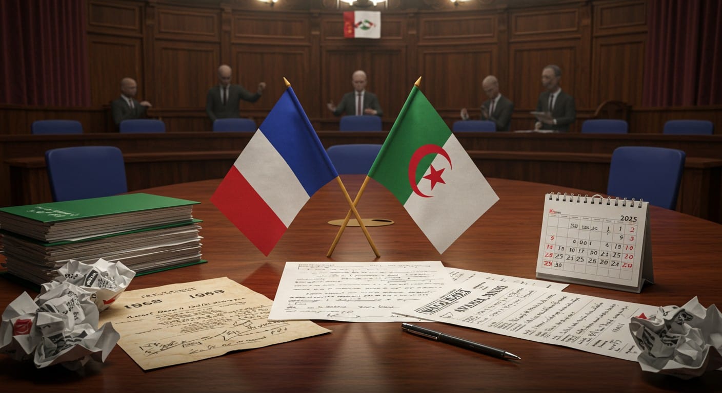 Découvrez pourquoi le Premier ministre veut renégocier l'accord de 1968 sur l'immigration algérienne après un vote choc à l'Assemblée. Analyse complèteAnalysant la requête- La demande porte sur la génération d'un article de blog en français à partir d'un article de presse sur l'accord franco-algérien de 1968 et les déclarations récentes de Sébastien Lecornu. des enjeux actuels.