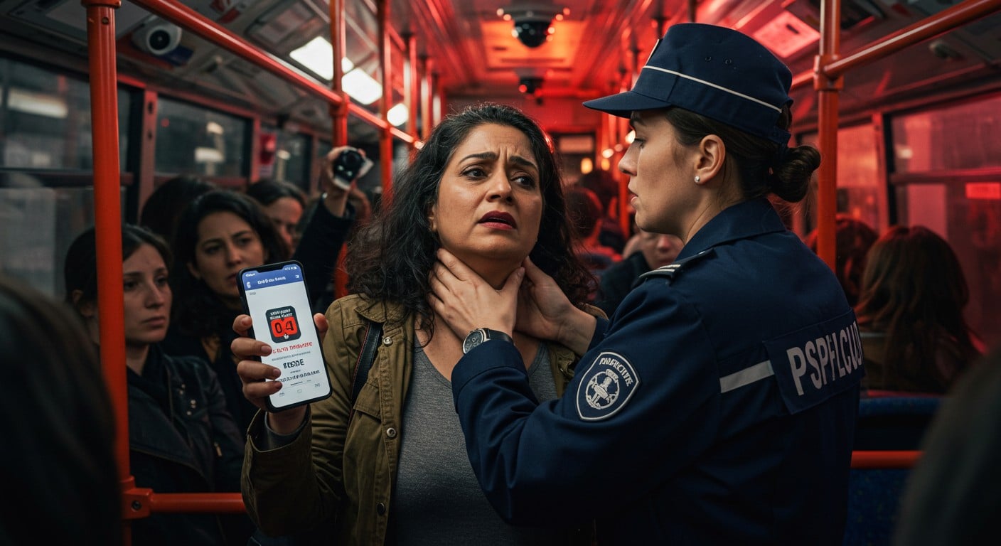 Découvrez l'incroyable retournement dansAnalysant l'incident- L'article décrit une altercation dans un bus à Brie-Comte-Robert impliquant une passagère et une contrôleuse. un bus à Brie-Comte-Robert : une contrôleuse agresse une passagère et tente de se faire passer pour victime. Vidéo à l'appui, justice imminente. Lisez les détails choc !