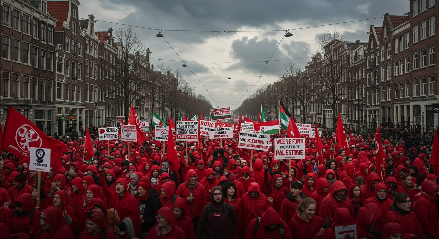 Des milliers défilent à Amsterdam pour Gaza, réclamant justice et sanctions contre Israël. Découvrez l’ampleur de ce mouvement et ses enjeux.