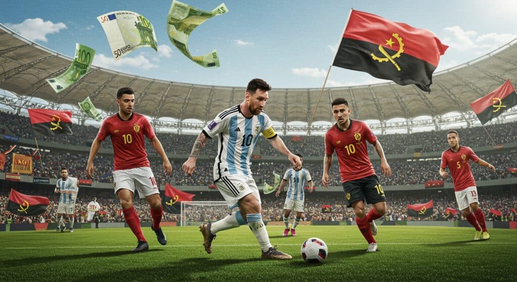 Angola Dépense 12M€ pour Messi et Argentine