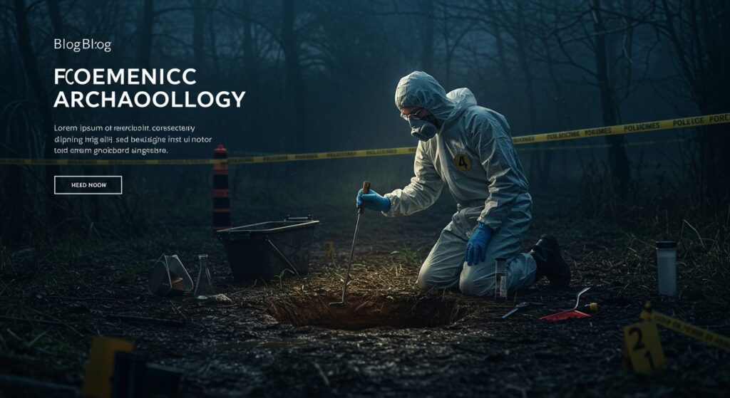 Archéologues sur Scènes de Crime : Traque aux Indices