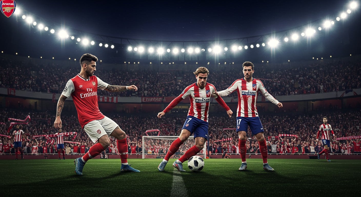 Découvrez à quelle heure et sur quelle chaîne regarder Arsenal vs Atlético Madrid en Ligue des champions ce mardi 21 octobre. Analyse choc, compos probables et pronostics pour ce duel explosif !