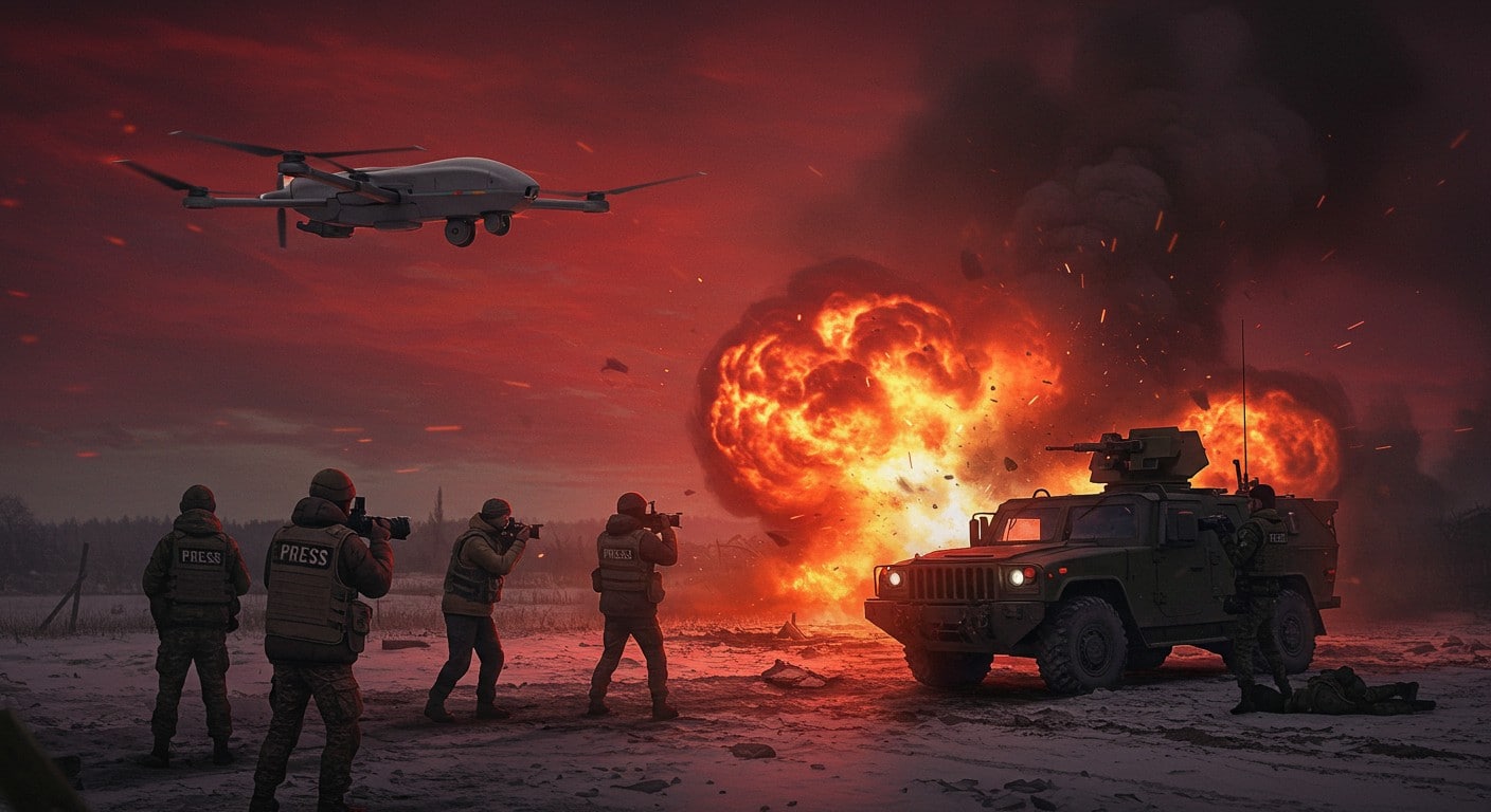 Découvrez le récit choc d'une équipe de reporters touchée par un drone russe en Ukraine. Blessures graves, un mort : la guerre n'épargne pas les témoinsAnalysant la requête- La demande porte sur la génération d'un article de blog en français à partir d'un article du Parisien sur une attaque de drone russe blessant des journalistes en Ukraine. . Témoignages exclusifs.