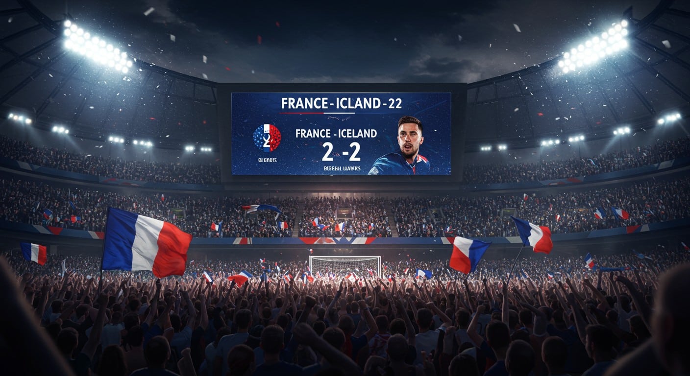 Le match France-Islande sur TF1 cartonne avec 4,67M de téléspectateurs. Découvrez les audiences TV et l'impact des programmes concurrents !