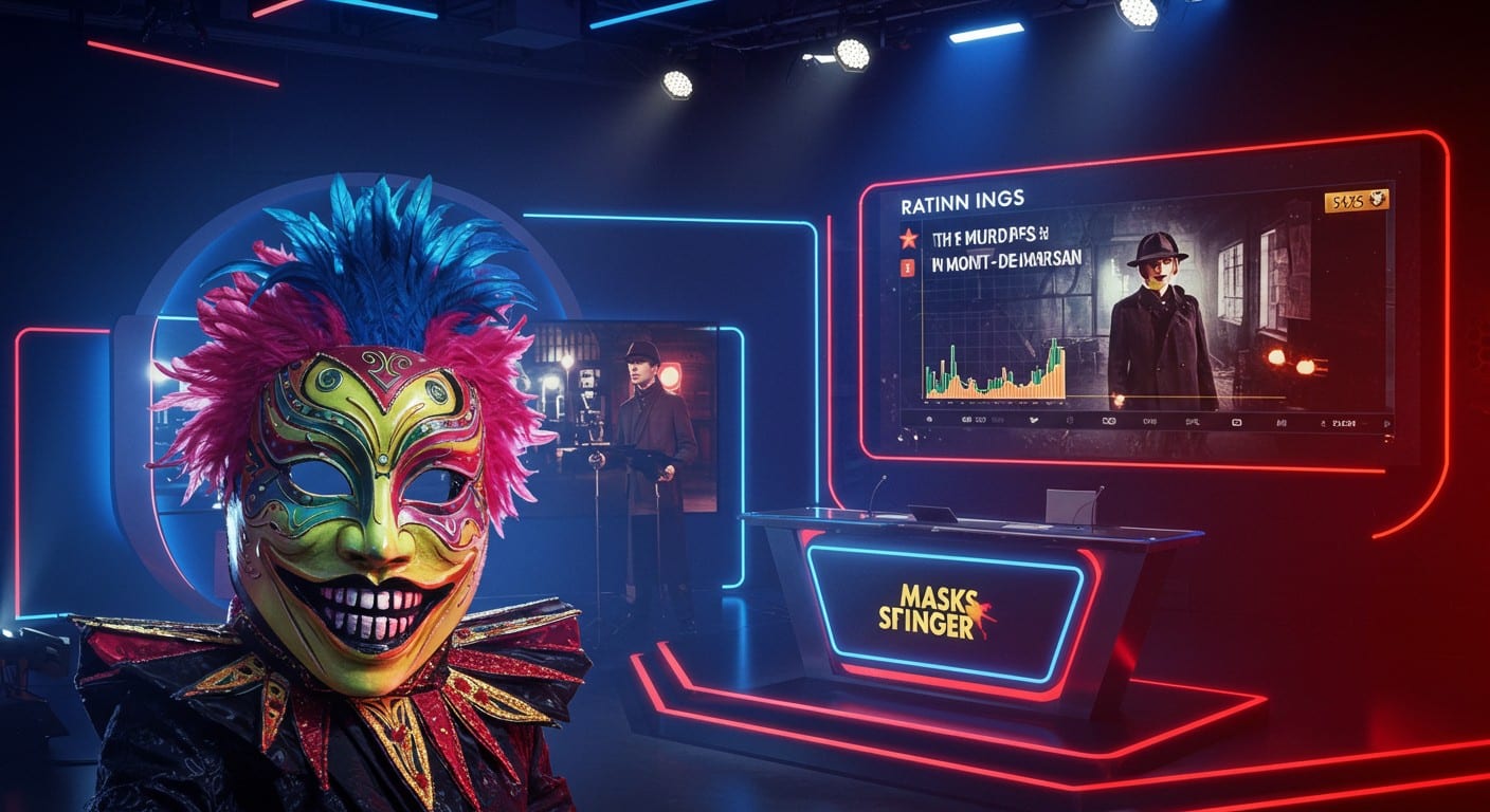 Mask Singer chute, Meurtres à Mont-de-Marsan brille : découvrez les audiences TV, les raisons des succès et des échecs, et les tendances du petit écran.