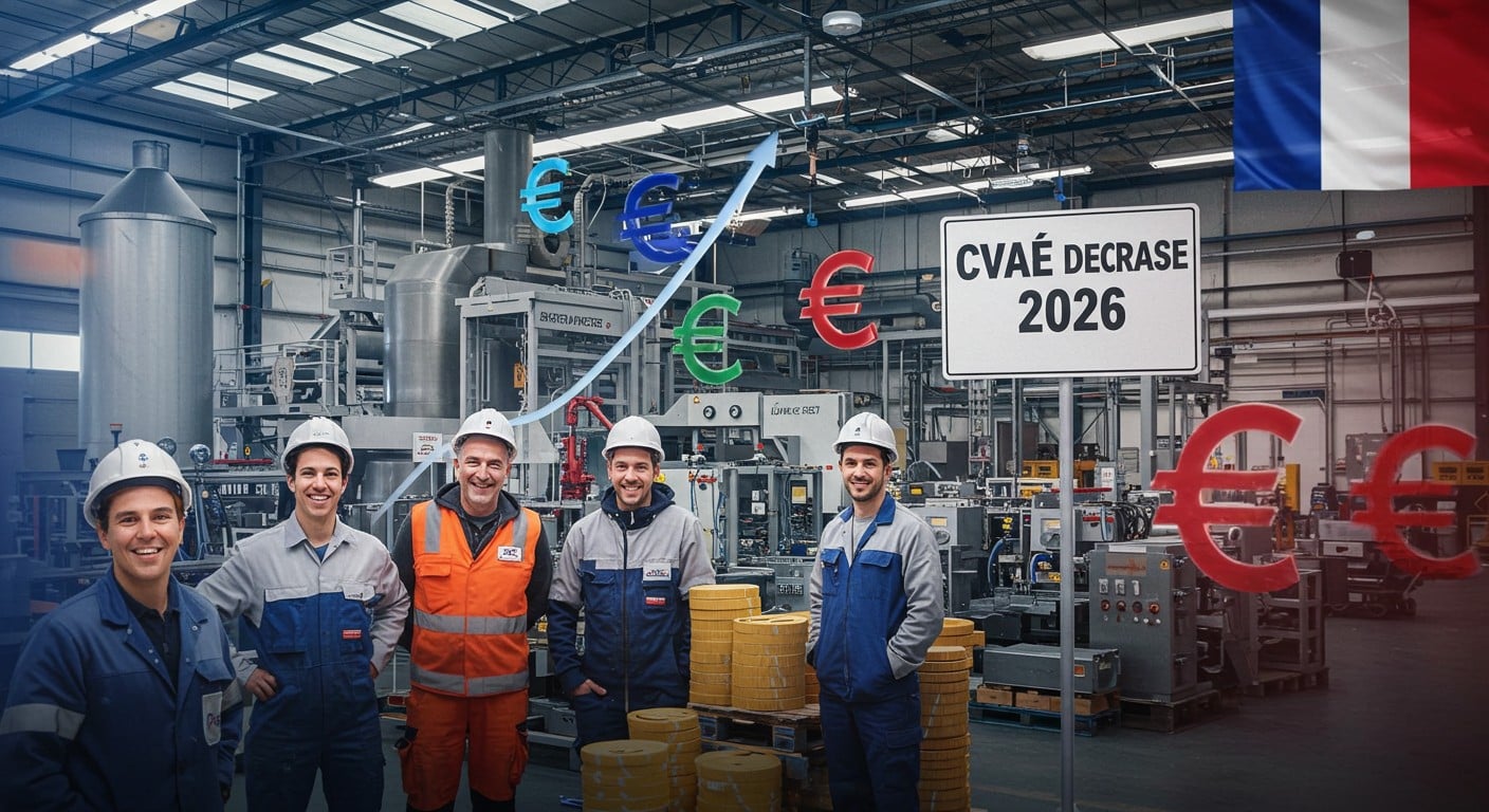 La CVAE baisse de 1,1 milliard en 2026 pour soutenir les PME. Une suppression progressive est envisagée. Découvrez l’impact sur l’économie française !
