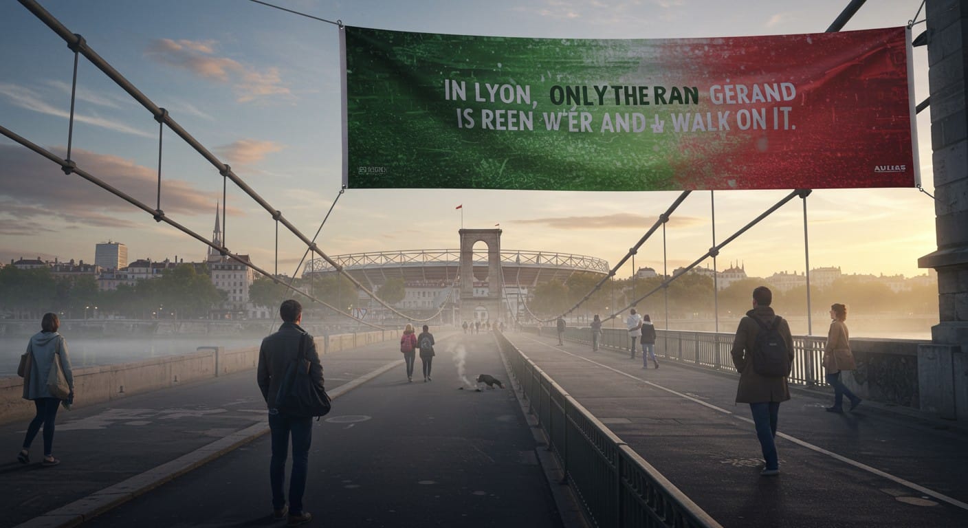 Une banderole géante moque les Verts à Lyon pour soutenir Aulas aux municipales 2026. Polémique, réactions et règles électorales : décryptage complet d'un coup d'éclat qui secoue la campagne.