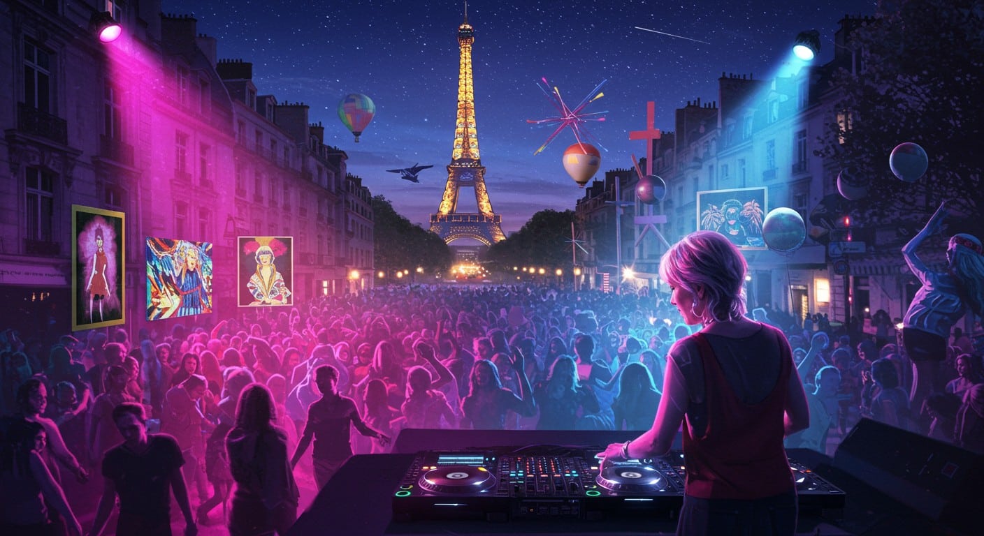 Barbara Butch, DJ star des JO, dirigera Nuit Blanche 2026 à Paris. Découvrez son projet festif et inclusif pour cette 25e édition !