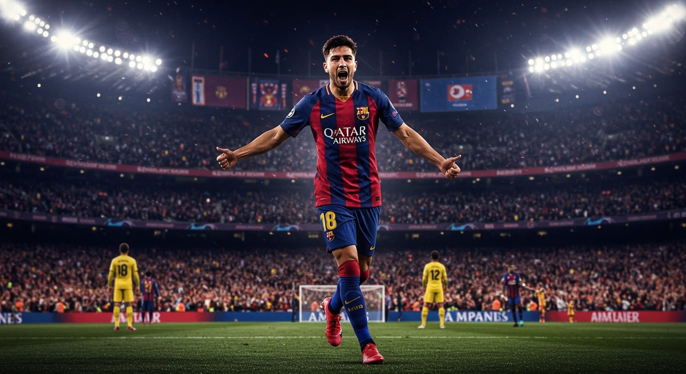 Le FC Barcelone brille face à l’Olympiakos (6-1) en Ligue des Champions, avec un triplé de Fermin Lopez. Revivez ce match mémorable !