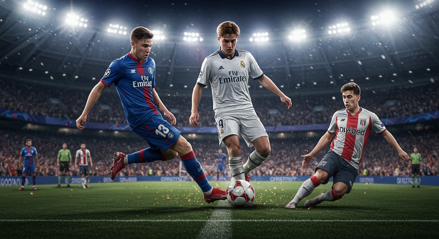 Senny Mayulu égalise pour le PSG face à Barcelone grâce à Nuno Mendes. Revivez ce moment clé de la Ligue des Champions et son impact sur le match !