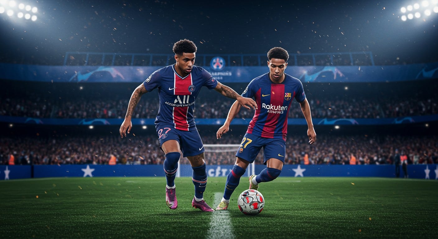 Nuno Mendes brille face à Barcelone (1-2) avec une passe décisive. Découvrez comment le PSG a renversé le match en Ligue des champions !