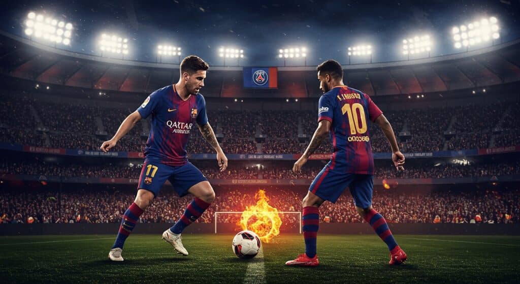 Barcelone-PSG : Un Choc Épique en Ligue des Champions