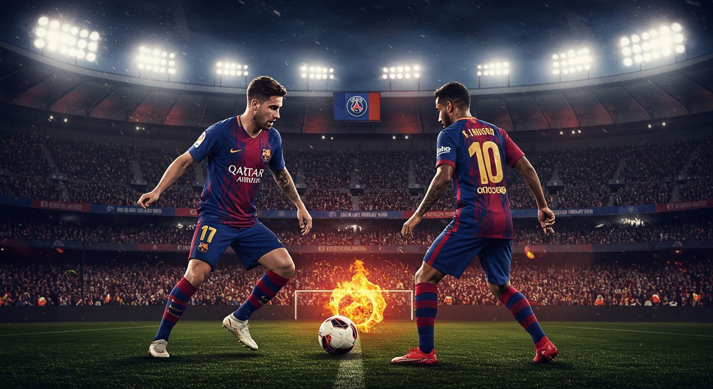 Barcelone-PSG : un duel explosif en Ligue des Champions ! Découvrez les enjeux, les stars et les clés du match. Qui l’emportera ?