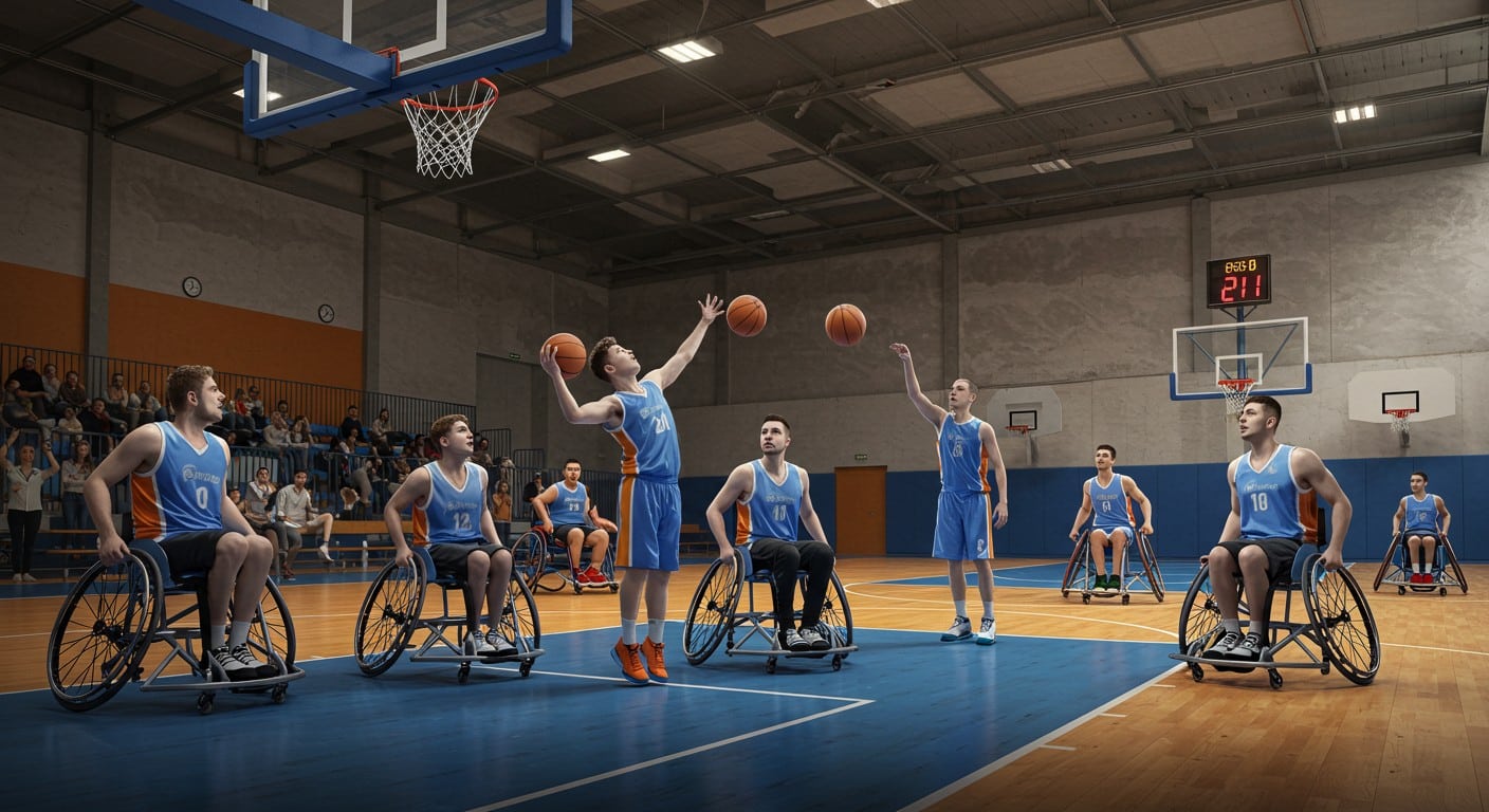 Découvrez le BaskIn, un sport inclusif mêlant valides et handicapés sur le terrain. Une expérience unique à Nanterre qui prône l’unité !