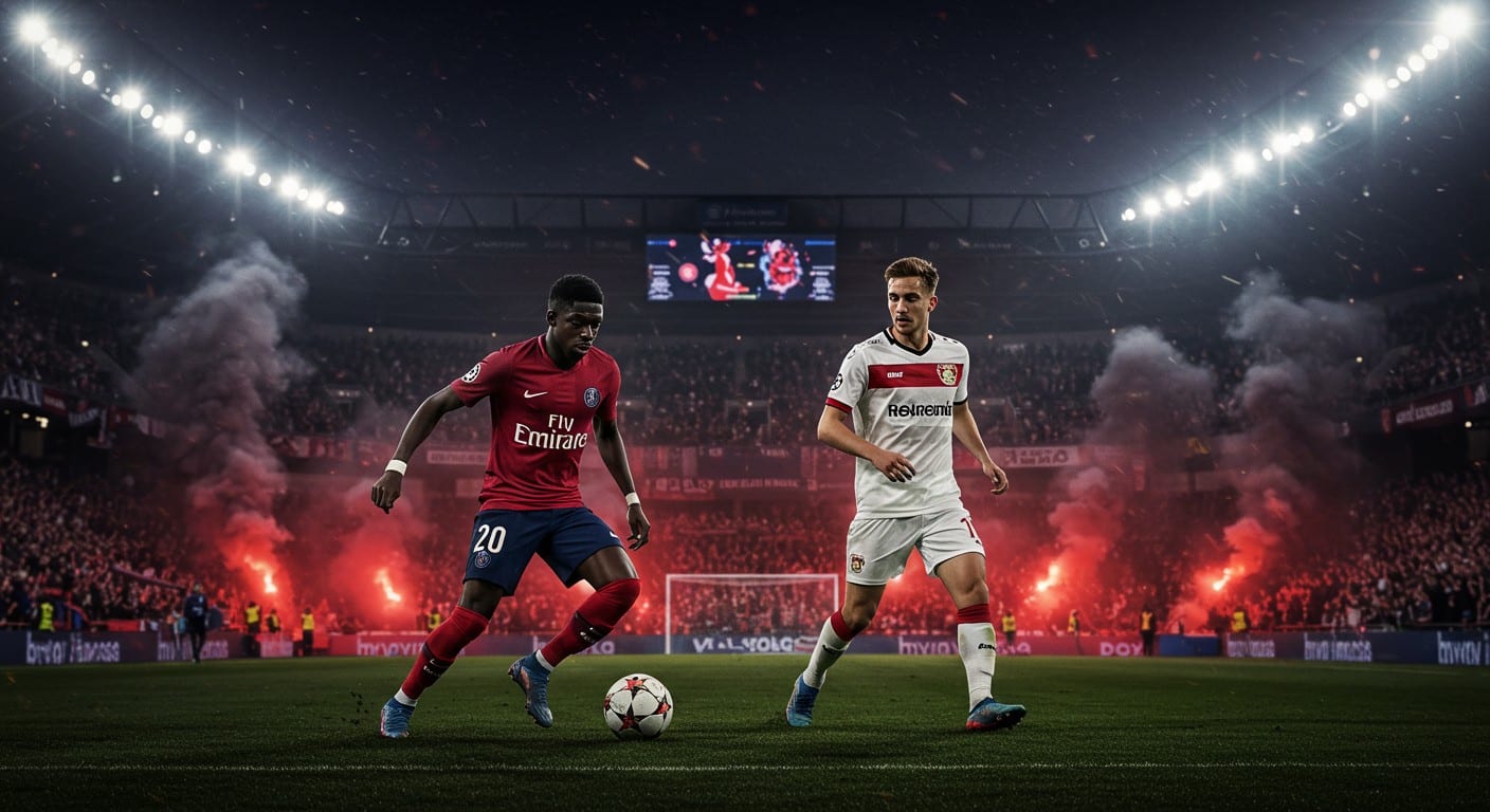 Découvrez le groupe du PSG pour Bayer Leverkusen avec les retours clés de Dembélé et Marquinhos. Analyse complète du match UCL, blessuresAnalysant la requête- La demande porte sur la génération d'un article de blog en français à partir d'une actualité footballistique impliquant le PSG et le Bayer Leverkusen. et enjeux pour Paris.