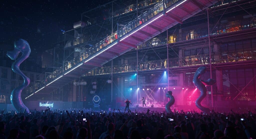 Because Beaubourg : Fête Musicale Avant Fermeture Pompidou