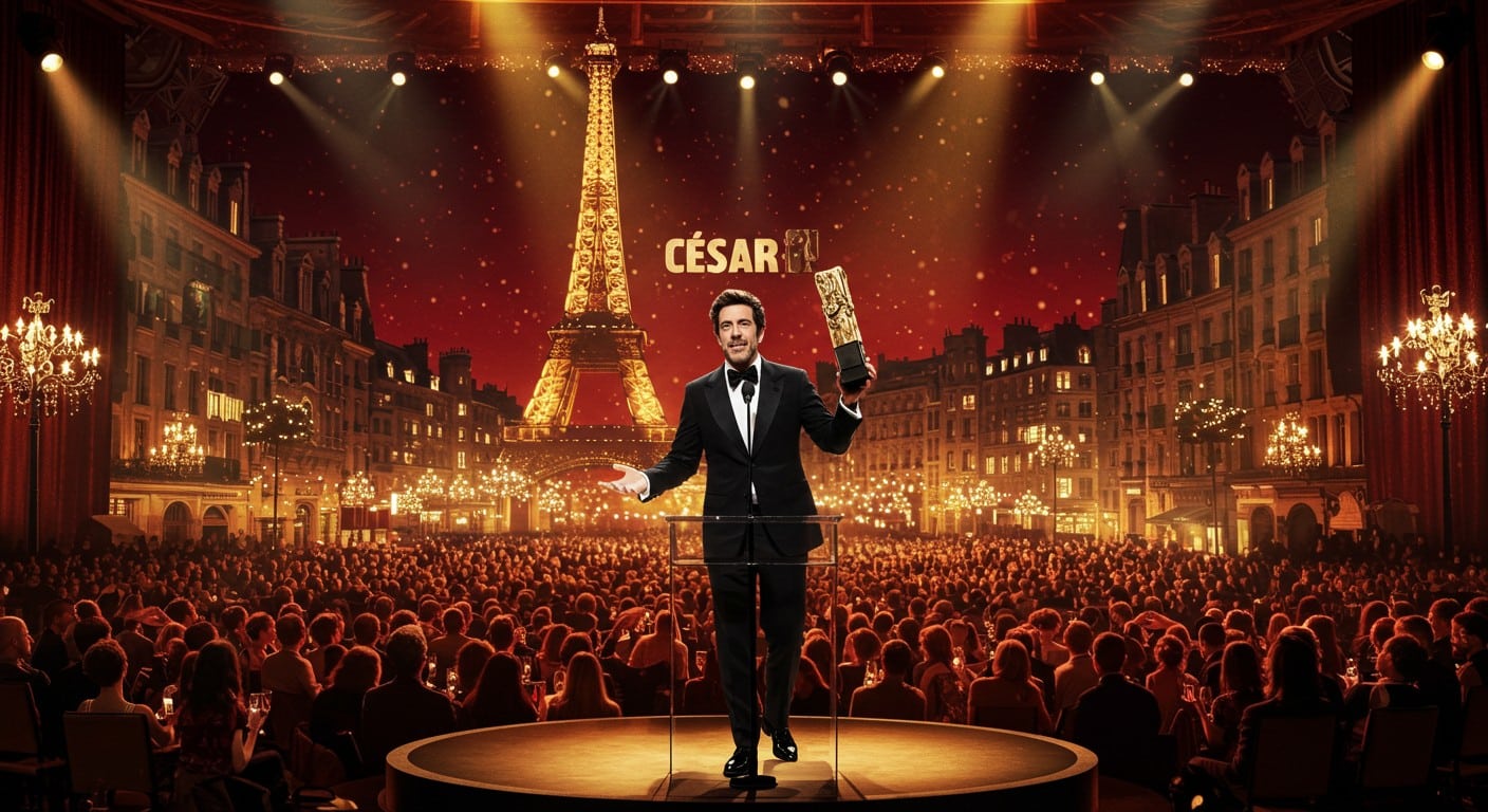 Benjamin Lavernhe animera les César 2026 avec une équipe d’artistes. Découvrez son parcours, ses nominations et les surprises attendues !