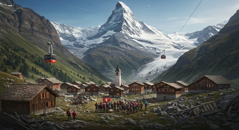 Blatten Renaît : Reconstruction du Village Suisse Englouti