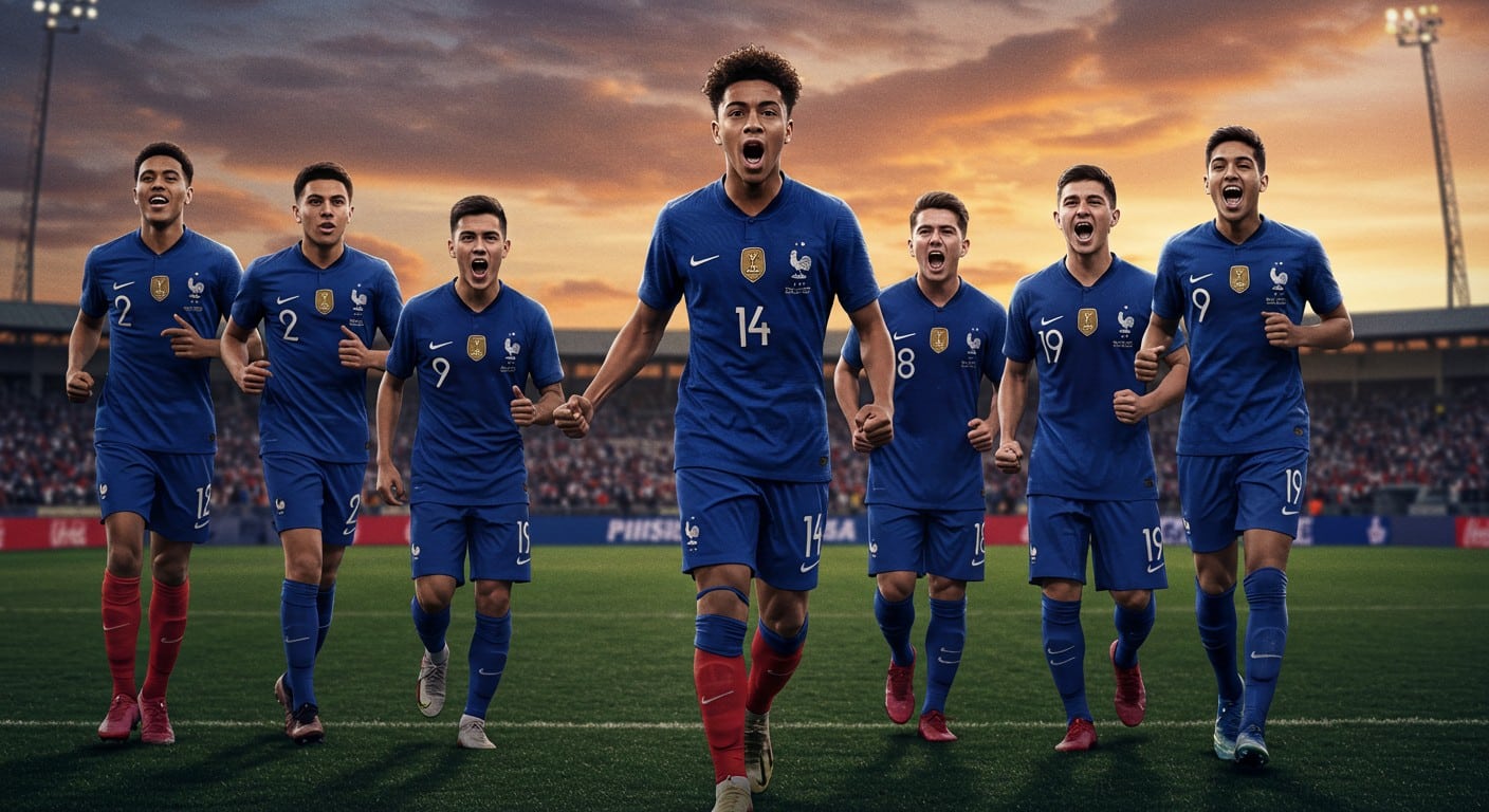 Découvrez comment les Bleuets U20, décimés par les forfaits, surprennent en demi-finale du Mondial face au Maroc. Une épopée motivante qui rappelle 2013 !