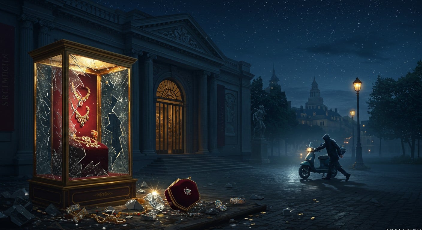 Un cambriolage audacieux au musée du Louvre ! Des bijoux précieux volés, des malfaiteurs en fuite. Découvrez les détails et l’enquête en cours.