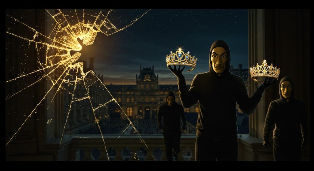 Braquage au Louvre : Sept Minutes d’Audace Spectaculaire